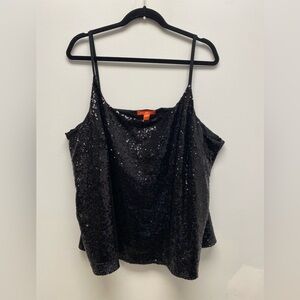4 for $25 🍒 Joe Fresh Black Sequin Camisole Size 2x